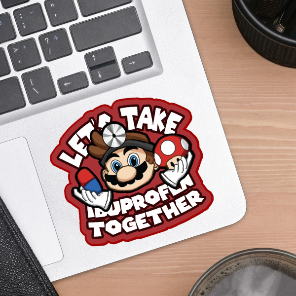 [Dr. M] Ibuprofen Soft Touch Sticker