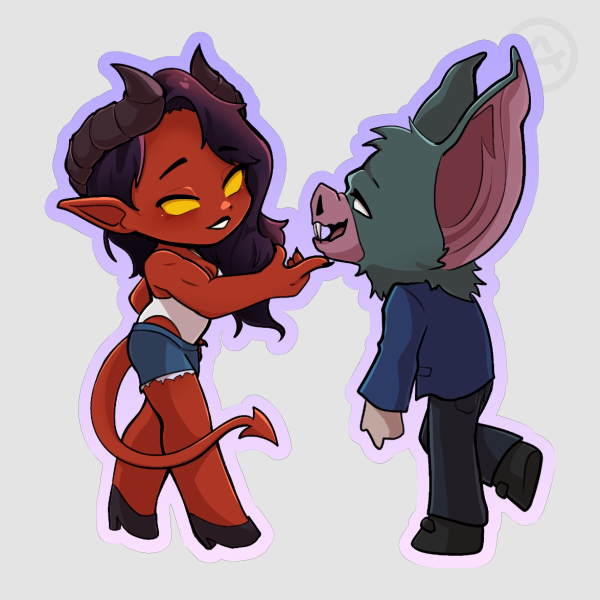 DISPATCH | Sonar & Malevola [MATTE DIE CUT STICKER]