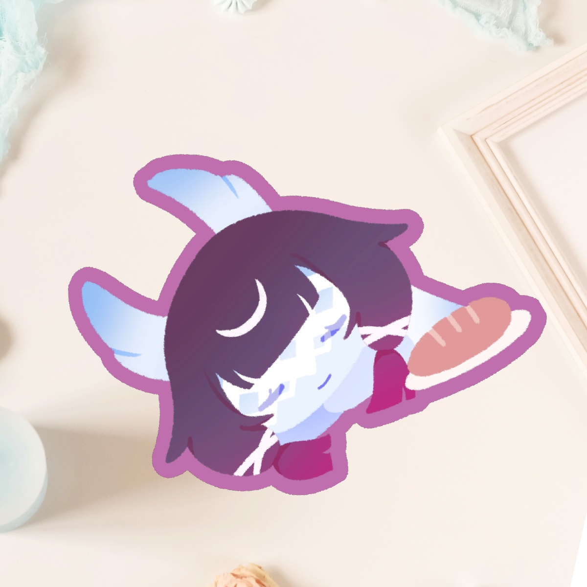 sticker 🪽 genshin impact - tea party columbina