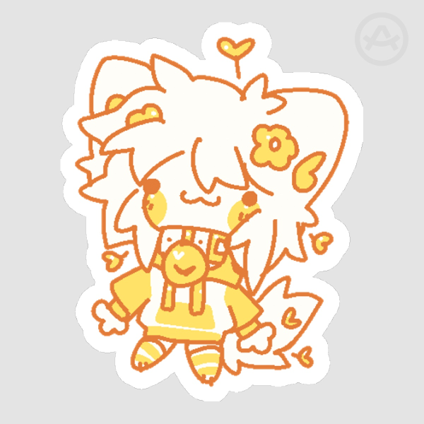 MewMew plosi sticker