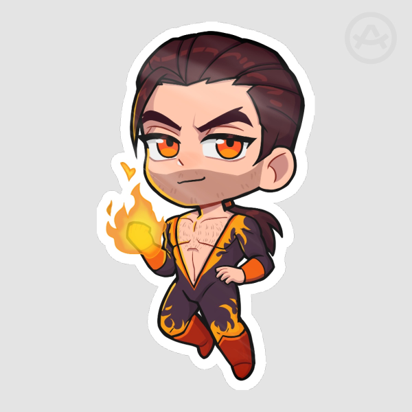 Dispatch Flambae Glossy Sticker