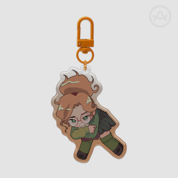 Deadlock Paige Epoxy Clear Acrylic Keychain