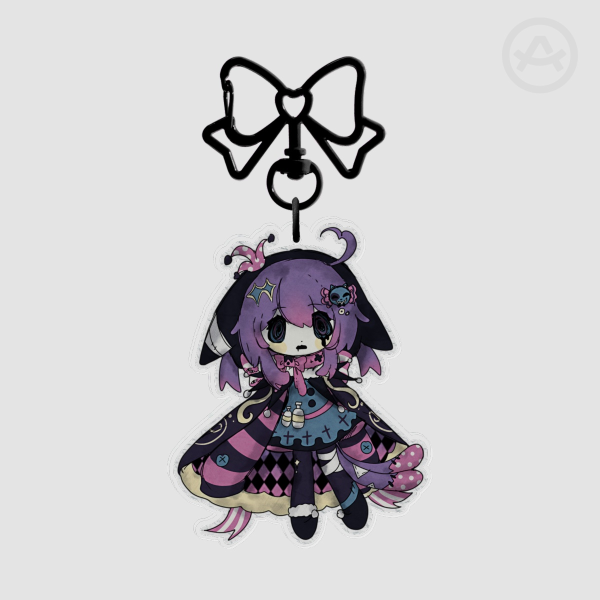 Dark Dream Sleepy Acrylic Keychain