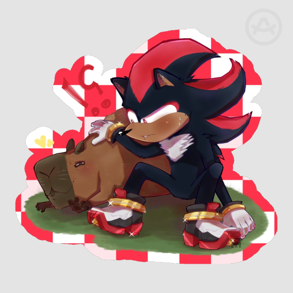 [Shadow] Capybara time ► Die Cut Sticker