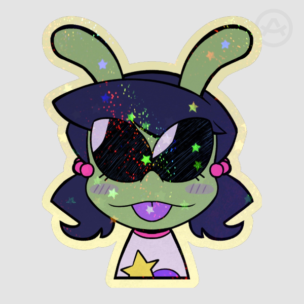 (OC) Allie-Ann Sticker (2.5in) (Holo Sand Star)