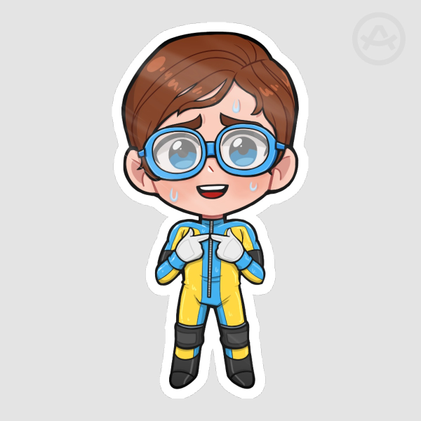 Dispatch Waterboy V2 Glossy Sticker