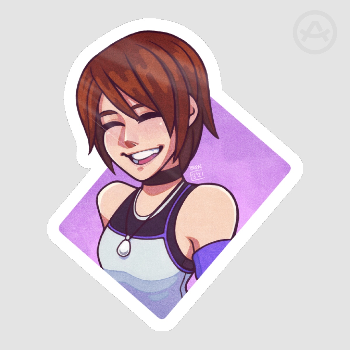 KH: CoM Kairi Card Sticker
