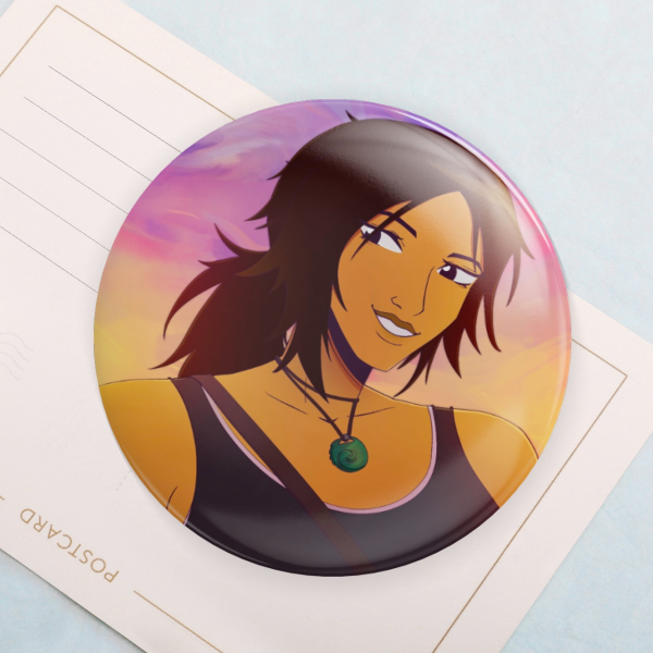 Lara Croft badge-Tomb Raider