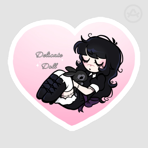 Delicate Doll Sticker