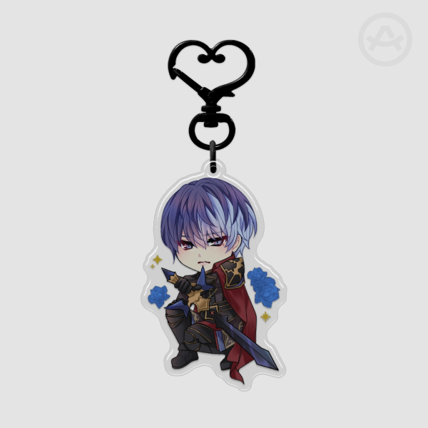 Knight Toya Epoxy Keychain