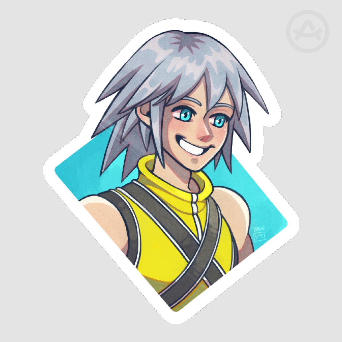 KH: CoM Riku Card Sticker
