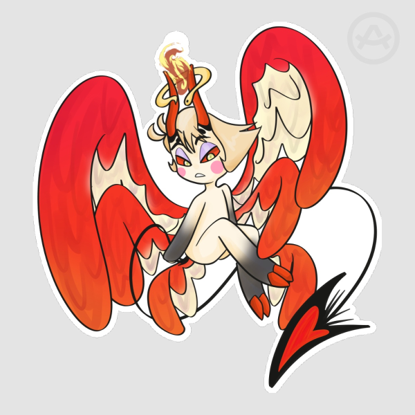 Demon Lucifer Sticker