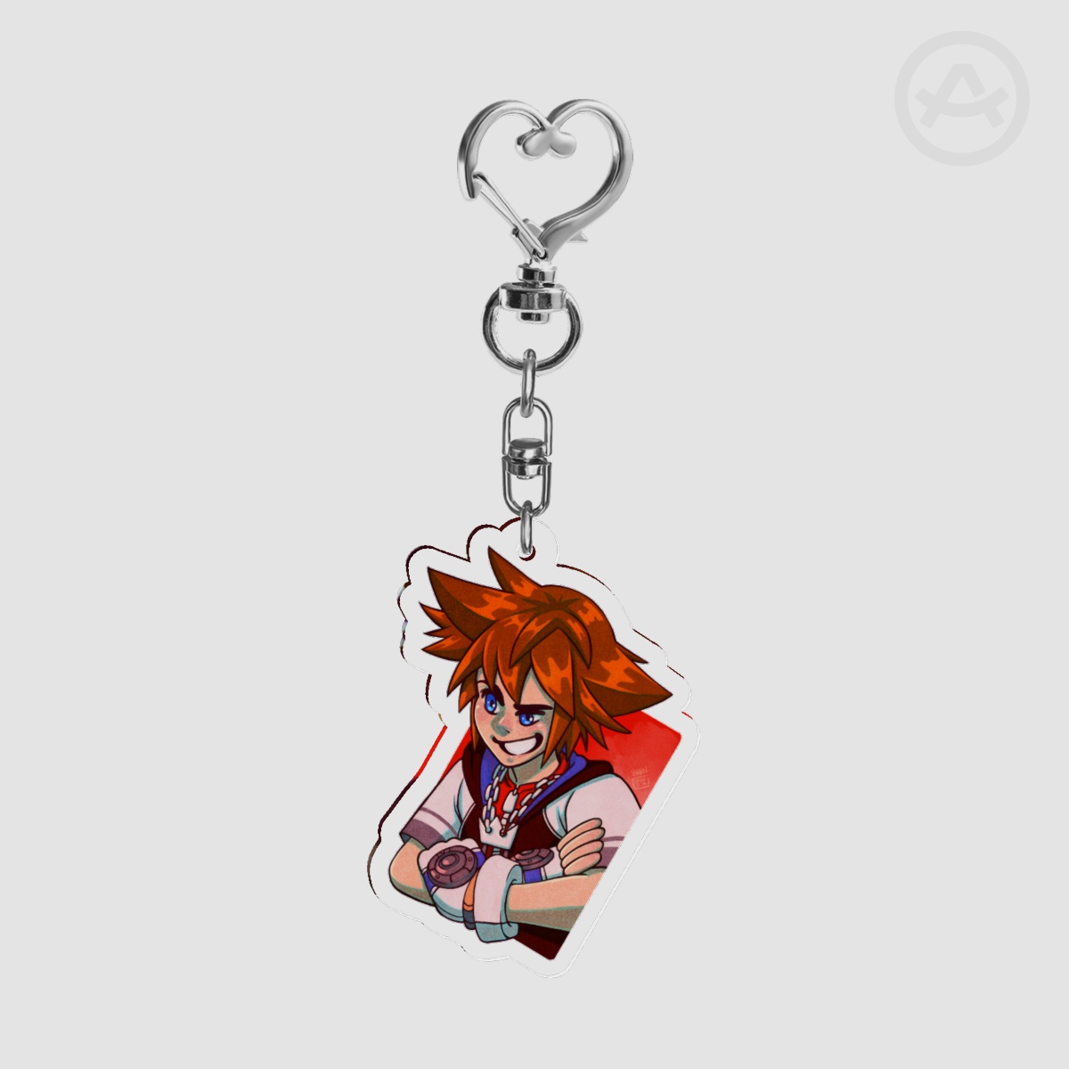 KH: CoM Sora Card Keychain