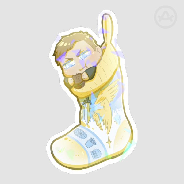 Michael - Adam - Christmas Stocking Stickers