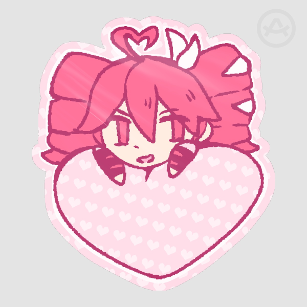 Valentine's Day Teto Sticker [GLOSSY]