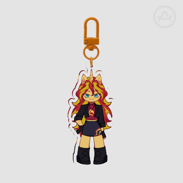 MLP Sunset Shimmer Keychain