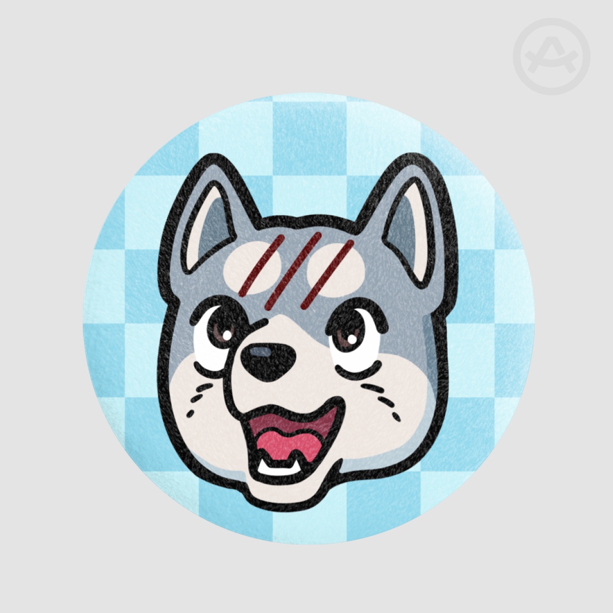 Gin Plush Badge (Face)