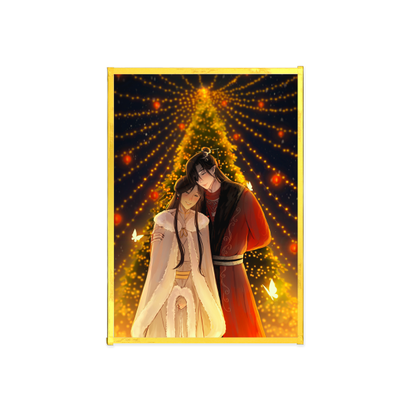 Christmas HuaLian Art Boards with Gold-edged