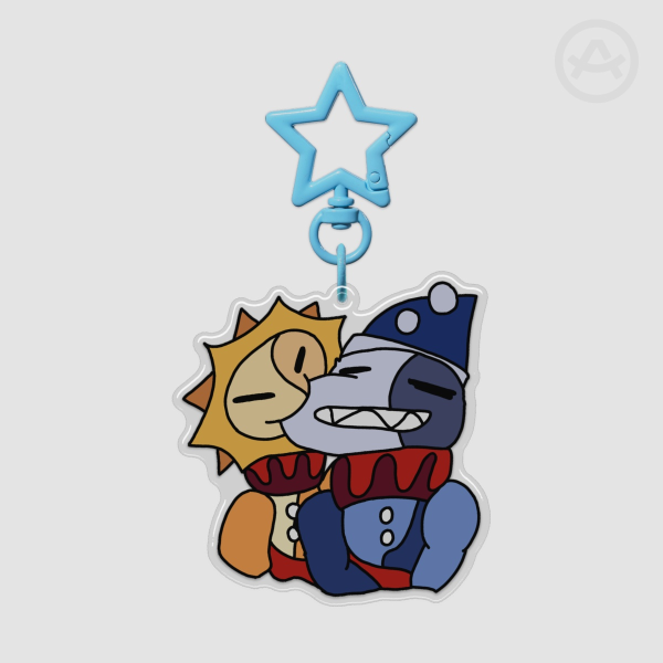 Nova and Frost Keychain