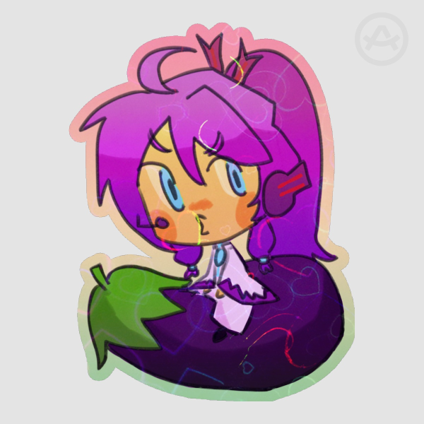 Gakupo with aubergine Sticker