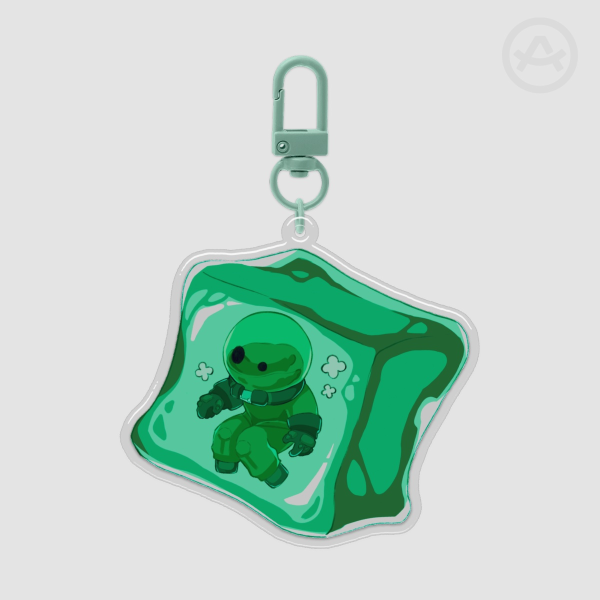 Viscous Epoxy Clear Acrylic Keychain