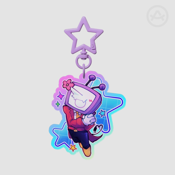 ☆ Tenna deltarune keychain
