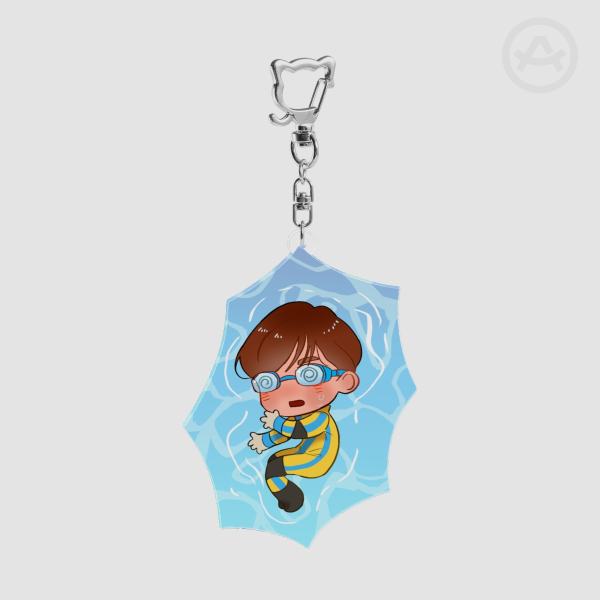 Waterboy Full Bleed Acrylic Keychain