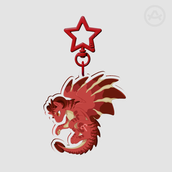 Keychain Aries Dragon