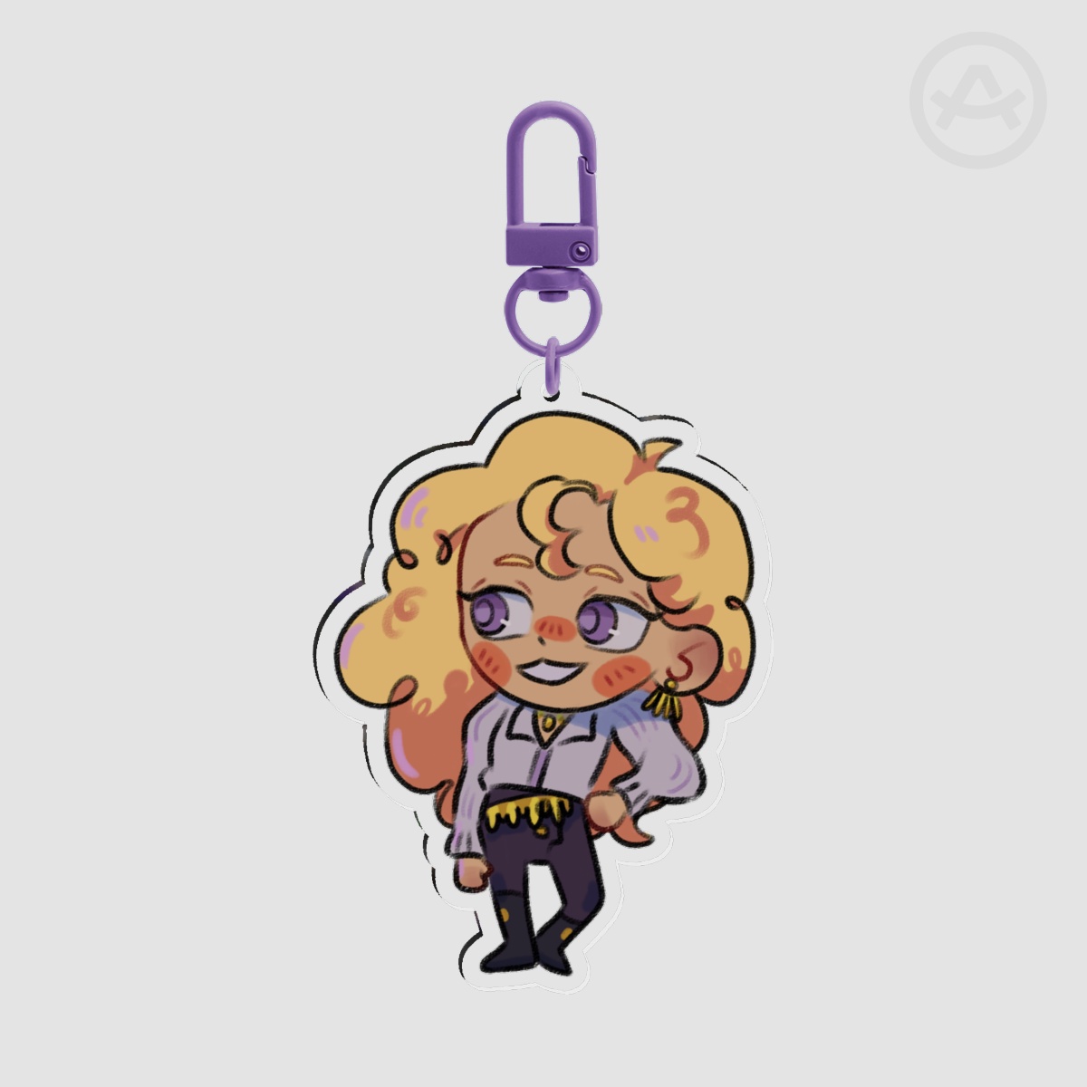 Coronabeth Keychain