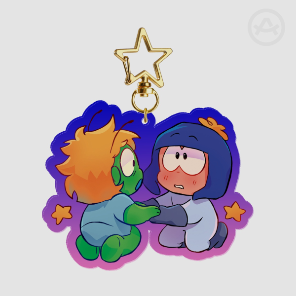 Creek SpaceLove || Clear Acrylic keychain