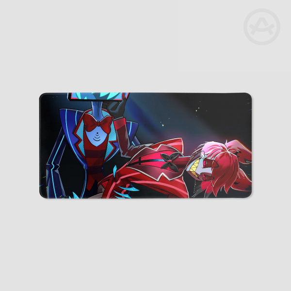 Vox and Alastor Radiostatic gaming mouse pad || 30cm x 60cm