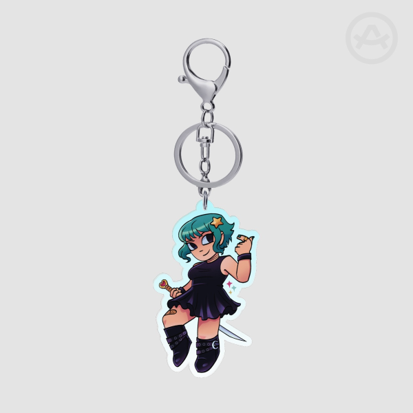 Ramona Flowers Acrylic Keychain
