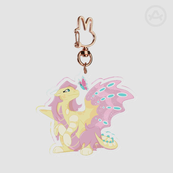 Keychain Fluttershy Dragon