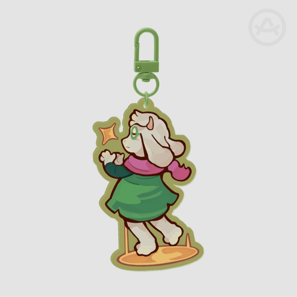 Deltarune - Ralsei Keychain
