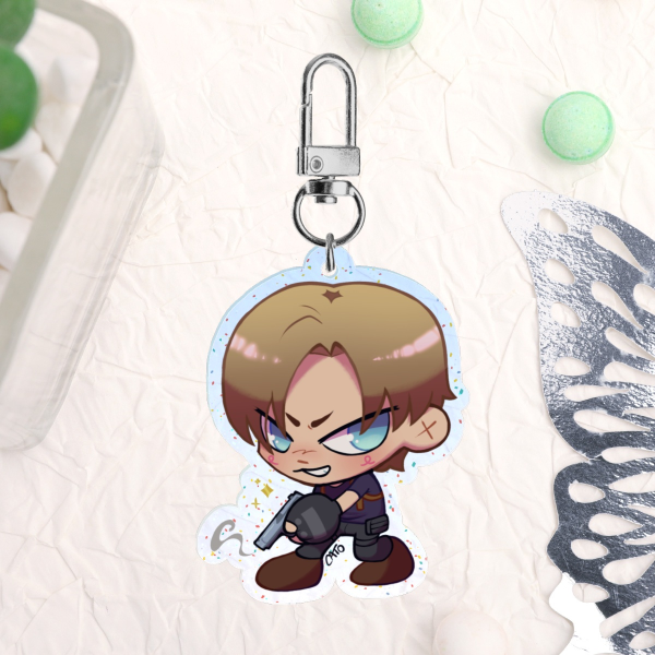 Leon Kennedy Keychain