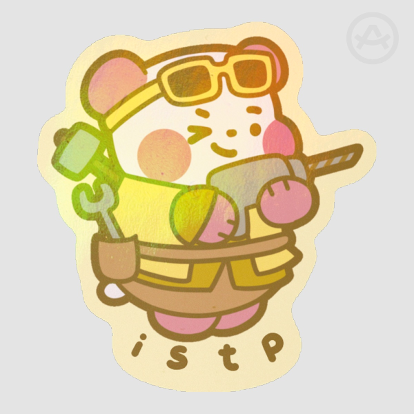sweetly's 𖹭 mbti ISTP cute sticker
