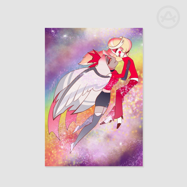 Chaggie Rainbow Flight Print