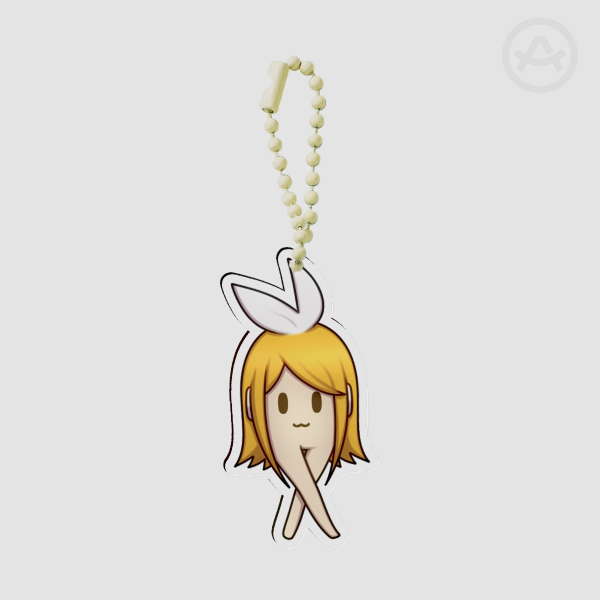 Kagamine Rin Larval Rin Clear Acrylic Keychains Double Sided