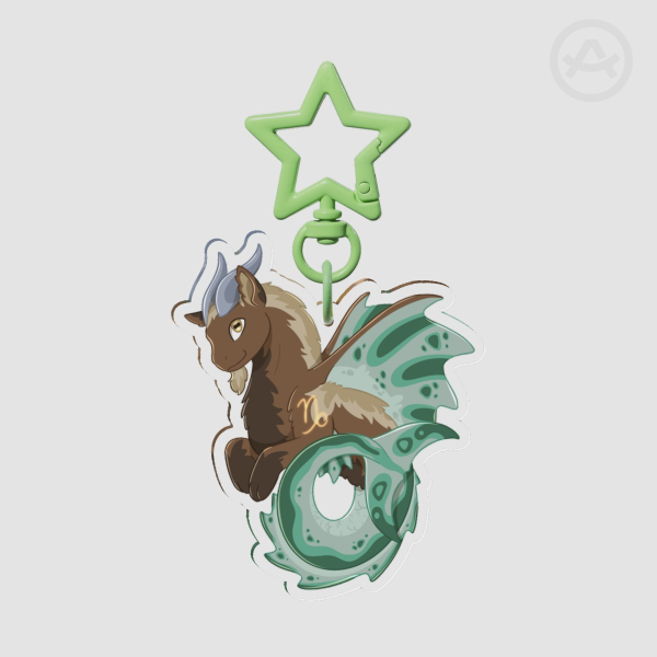 Keychain Capricorn Dragon