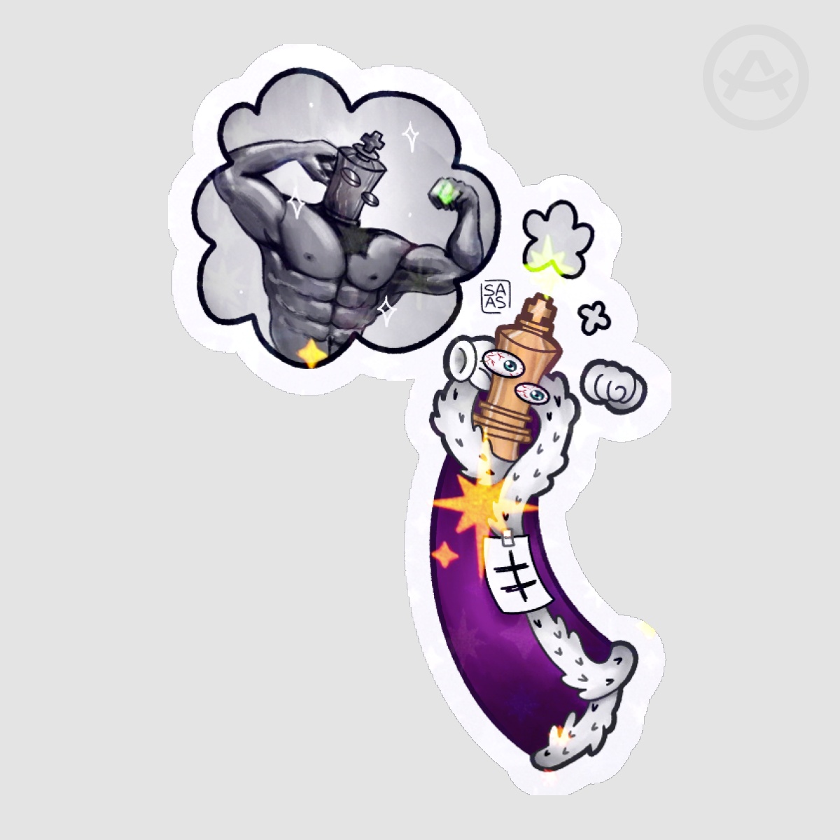 [ The Amazing Digital Circus ] GigaKinger - TADC Die Cut Stickers