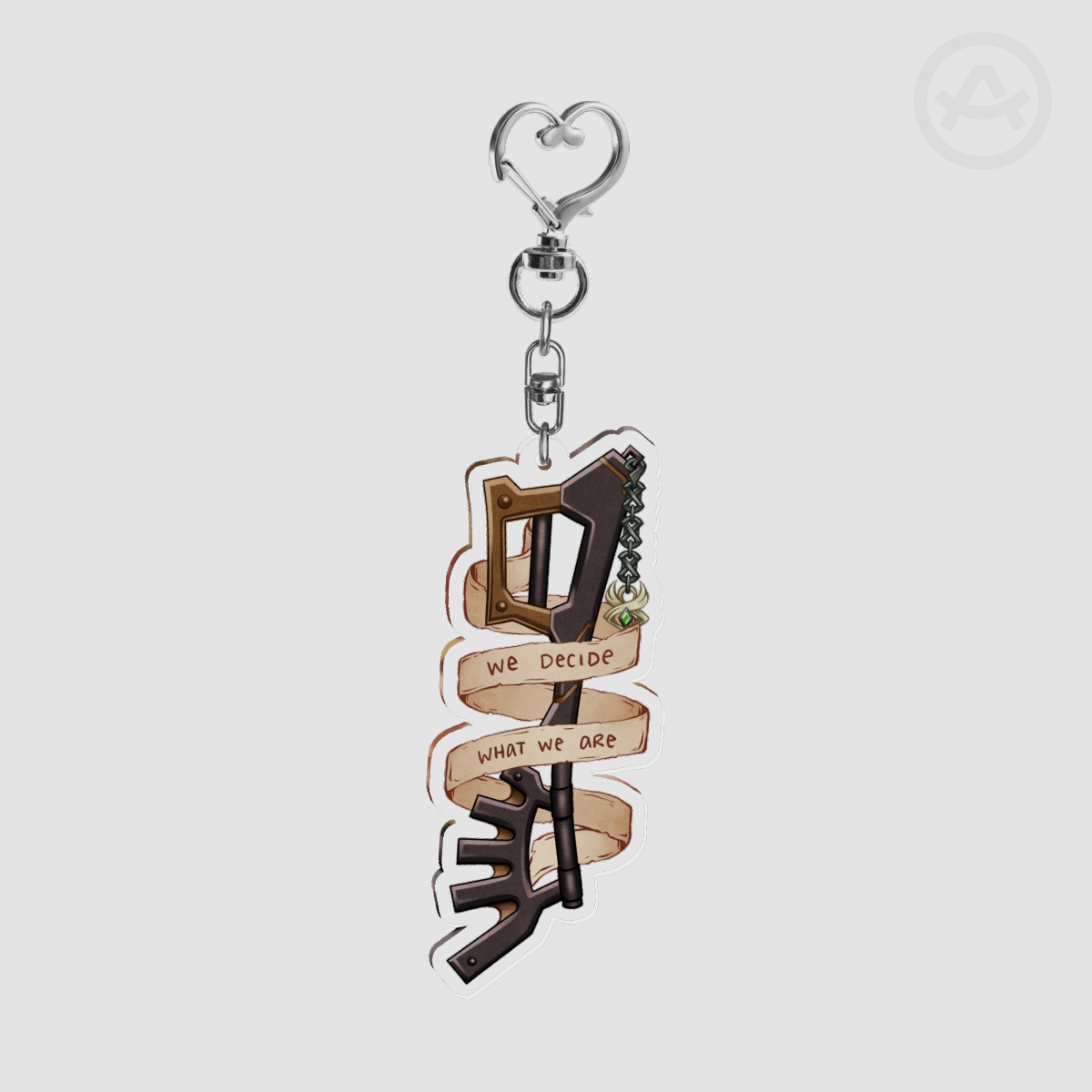 KH: BBS Ventus Keyblade Quote Keychain