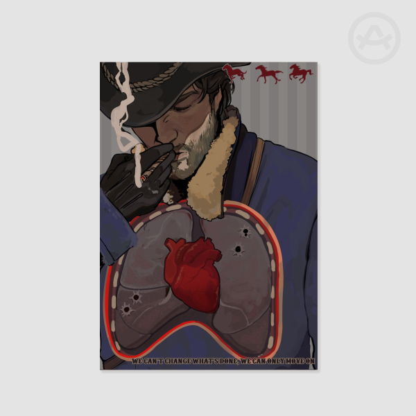 red dead redemption 2 print