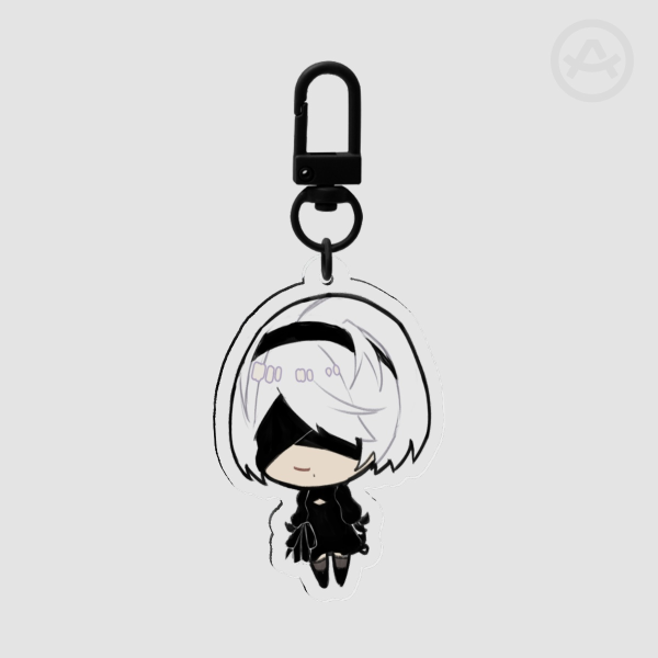 NieR Automata • 2B Clear Acrylic Keychain