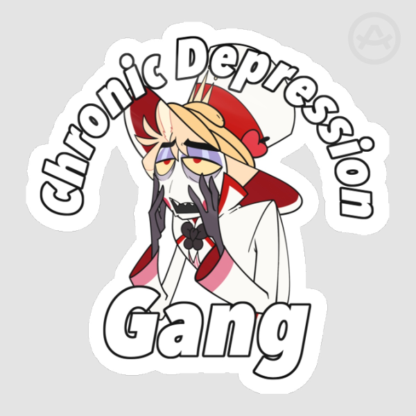 Chronic Depression Gang Die Cut Stickers
