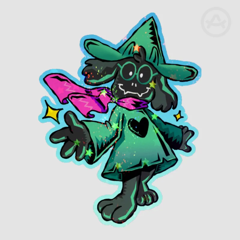 Dead Ralsei Sticker Ralsei Chapter 1 Sticker by TabbyPanecito - ACGGOODS