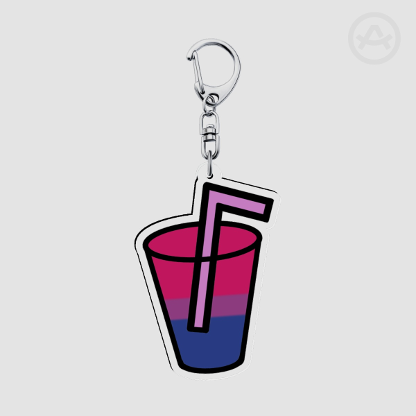 Pride-colored slushie (Bisexual flag)
