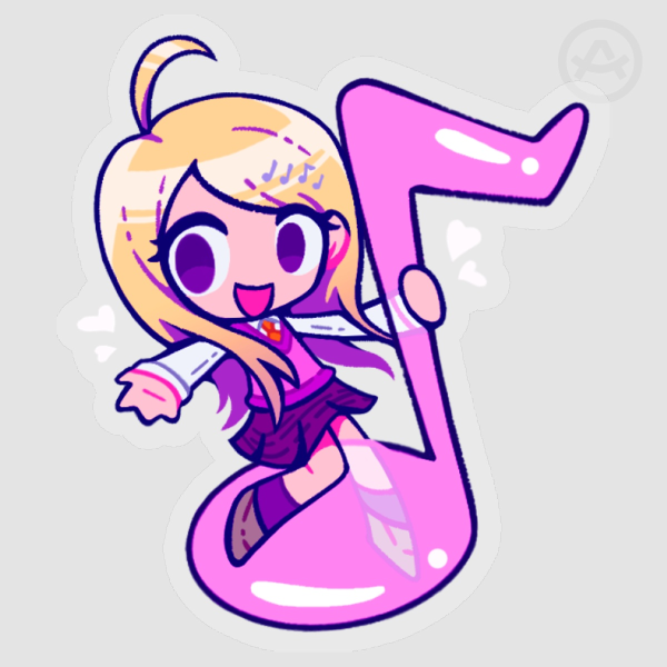 Kaede - clear vinyl sticker