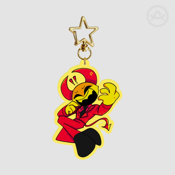  Lemon Demon Acrylic Keychain