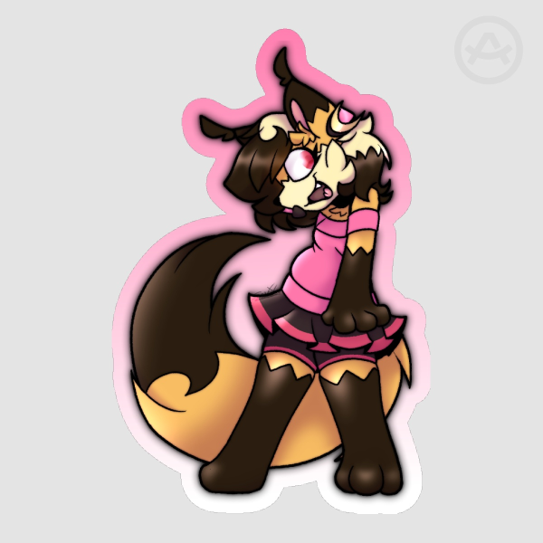 LUNA UTAU Die Cut Sticker