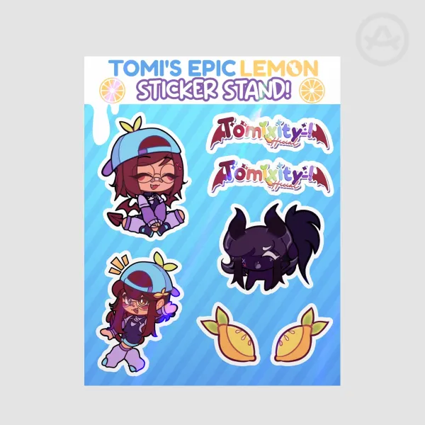 TOMIXITY STICKERS 🩵